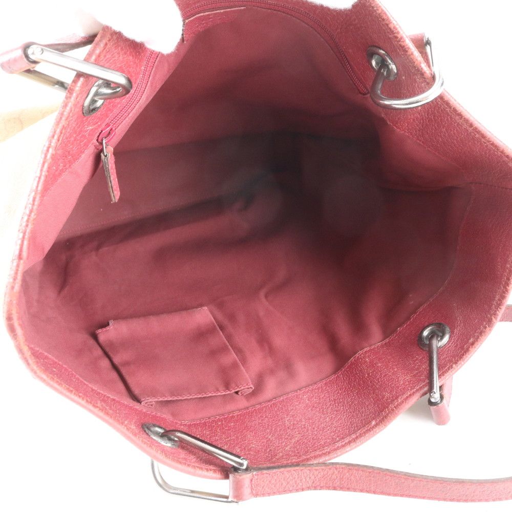 Gucci GG Canvas Leather Tote Shoulder Hand — view 7