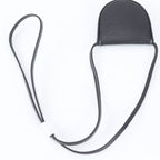 Loewe Heel Pouch Mini Shoulder Leather Crossbody Anagram Black — view 3