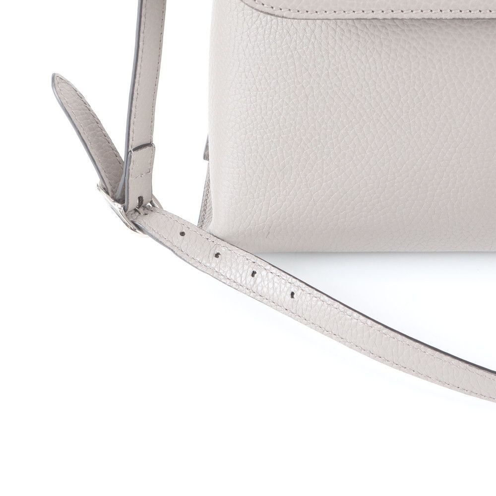 Gucci Bamboo Daily Leather 2-Way Shoulder Bag Crossbody Hand Gray — view 3