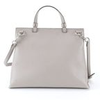 Gucci Bamboo Daily Leather 2-Way Shoulder Bag Crossbody Hand Gray — view 4