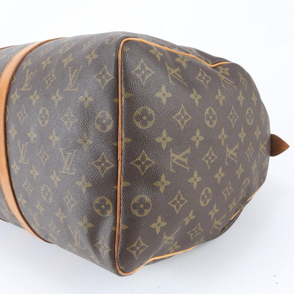 Louis Vuitton Monogram Keepall 50 Leather Boston Bag Carry — view 4
