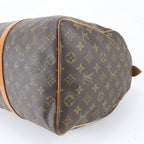 Louis Vuitton Monogram Keepall 50 Leather Boston Bag Carry — view 4
