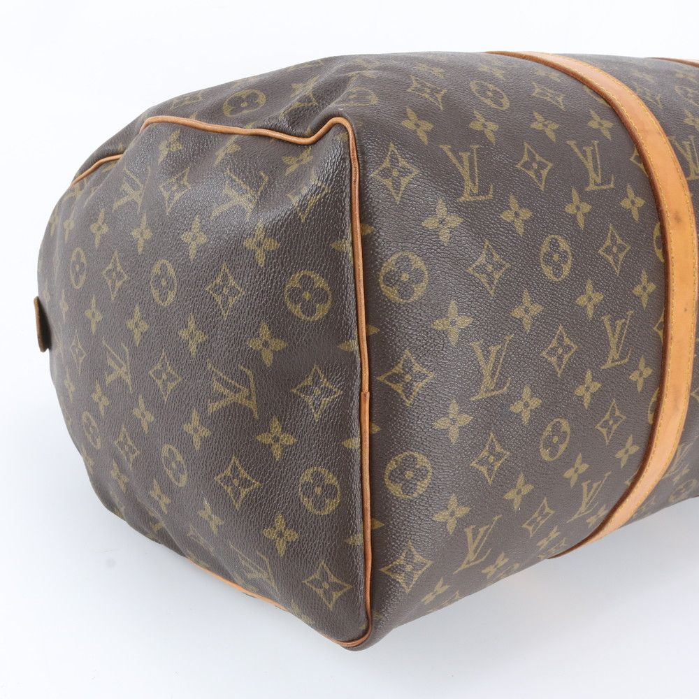 Louis Vuitton Monogram Keepall 50 Leather Boston Bag Carry — view 6