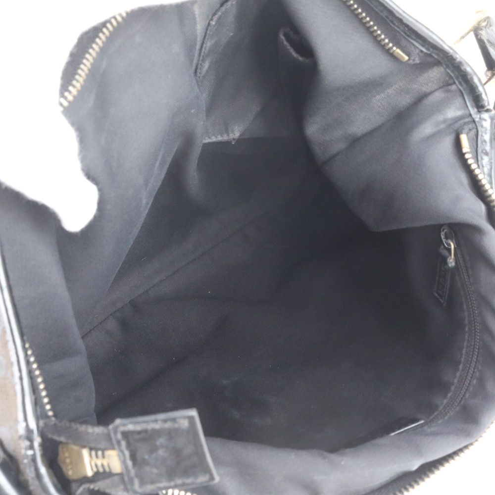 Gucci GG Canvas Leather Shoulder Bag Crossbody Hand Abbey — view 7