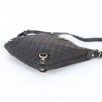 Gucci GG Canvas Leather Shoulder Bag Crossbody Hand Abbey — view 4