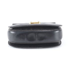 Gucci Vintage Ladylock Leather Handbag Tote Black — view 6