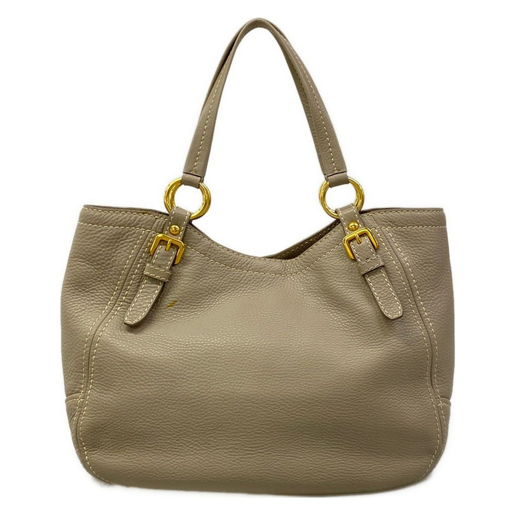 Prada Tote Light Gray Leather — view 3