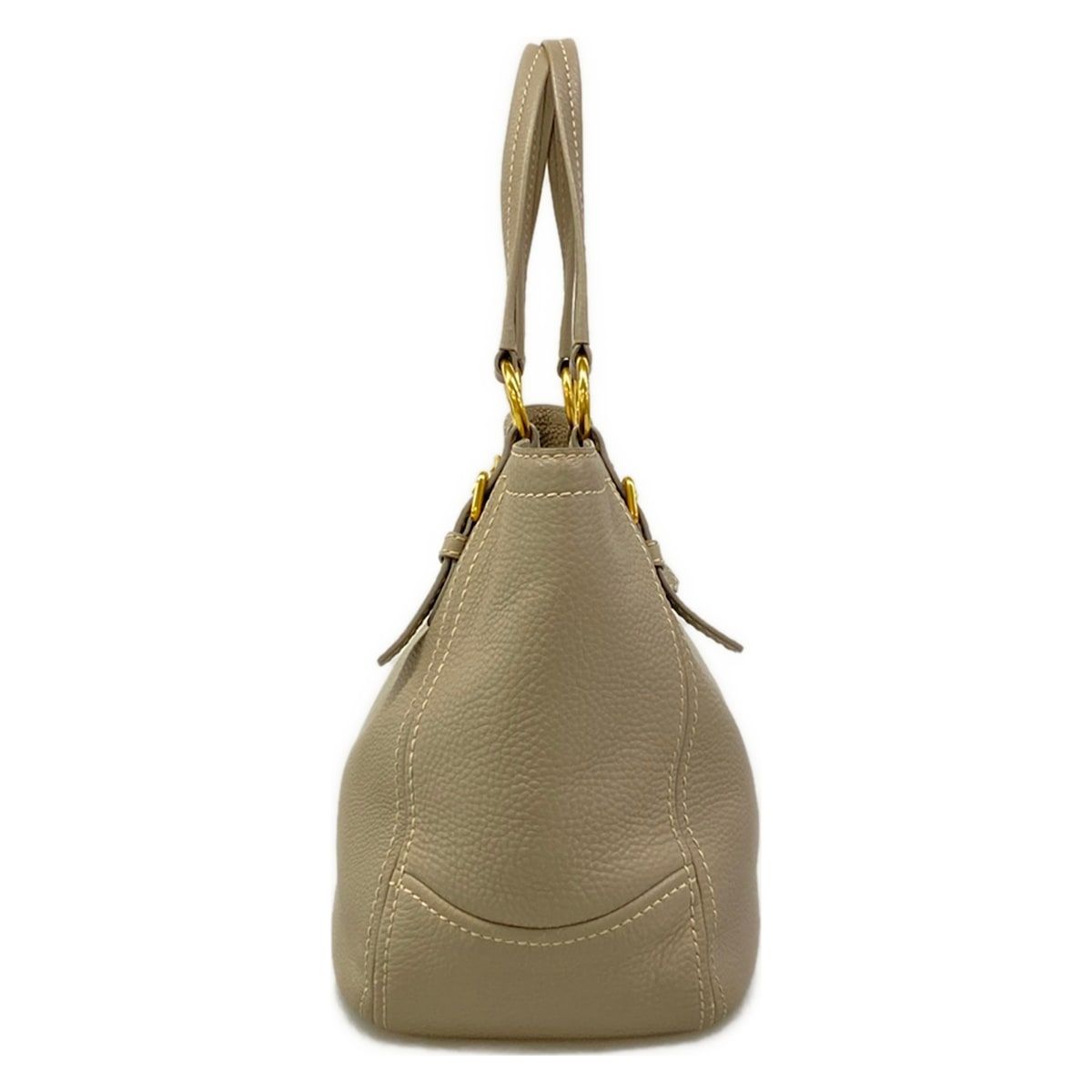 Prada Tote Light Gray Leather — view 2
