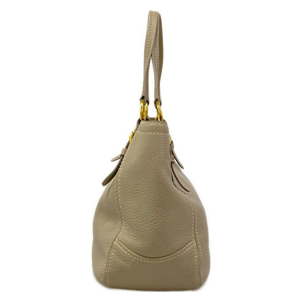 Prada Tote Light Gray Leather — view 4