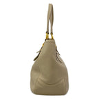 Prada Tote Light Gray Leather — view 4