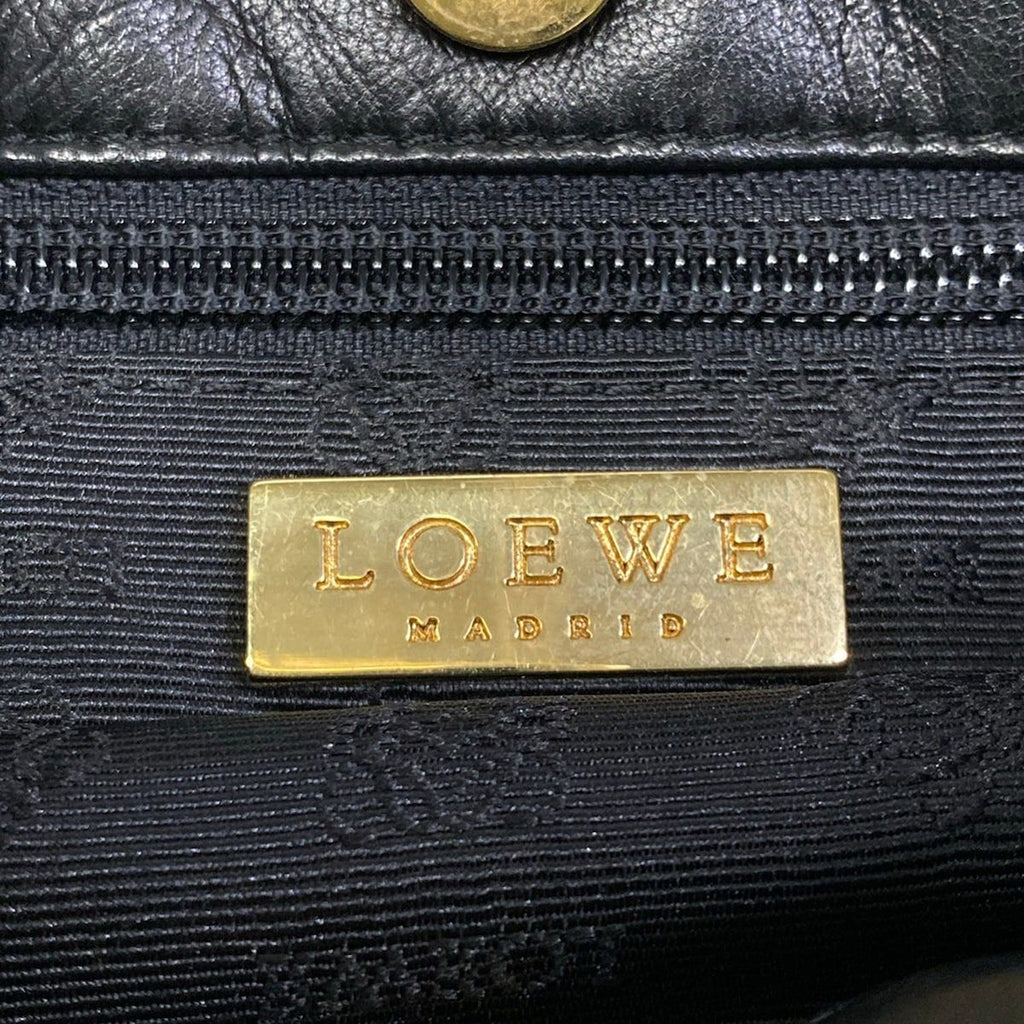 Loewe Tote Black Leather — view 9