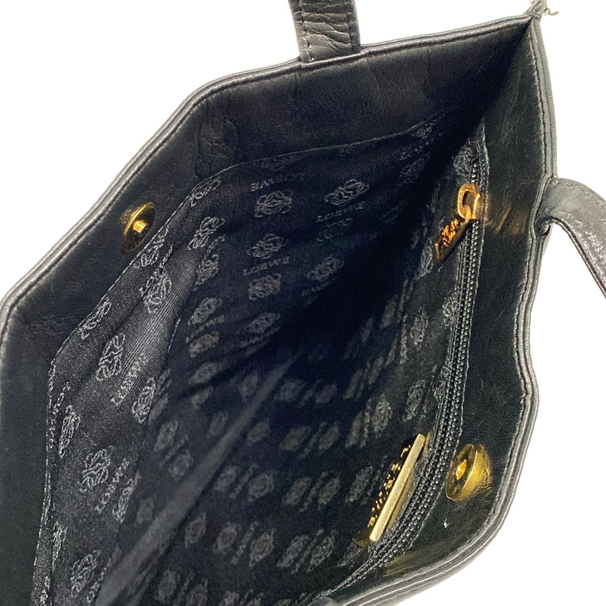 Loewe Tote Black Leather — view 7