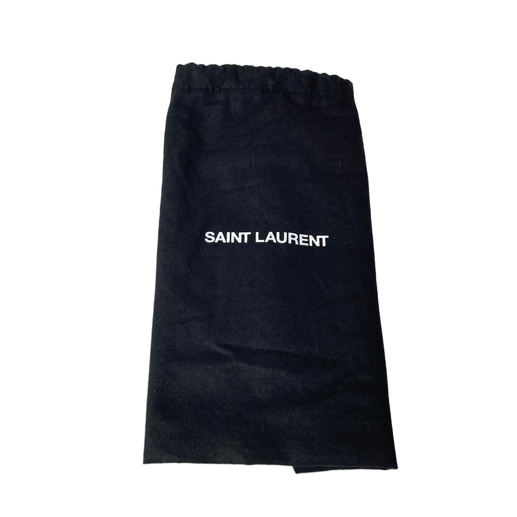 Saint Laurent Paris Shoulder Bag Solferino Small Ivory Brown Leather — view 8