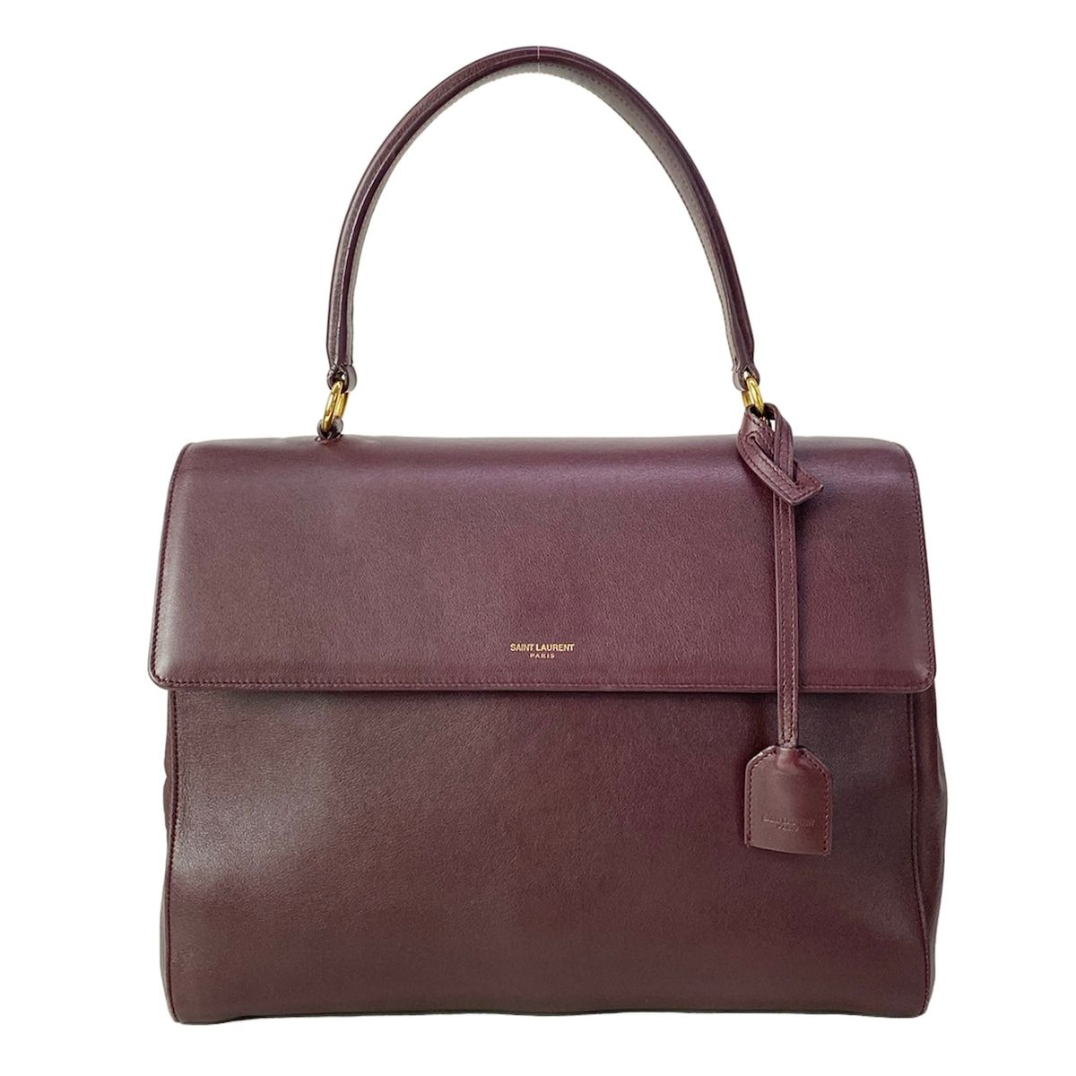 Saint Laurent Paris Handbag Bordeaux Leather