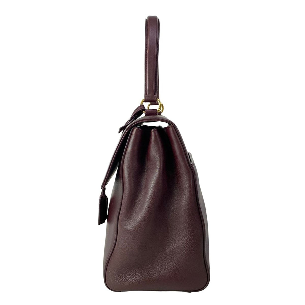 Saint Laurent Paris Handbag Bordeaux Leather — view 4