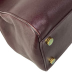Saint Laurent Paris Handbag Bordeaux Leather — view 6