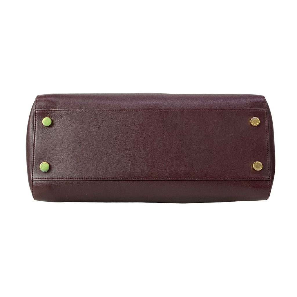 Saint Laurent Paris Handbag Bordeaux Leather — view 5