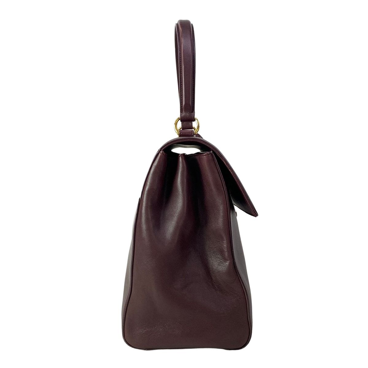 Saint Laurent Paris Handbag Bordeaux Leather — view 2