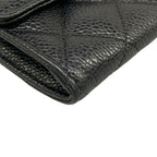 Chanel Wallet Quilted Black Silver — view 7
