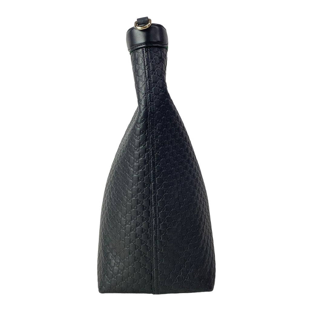 Gucci Tote Sherry Micro Guccissima GG Marmont Black Green Red Leather — view 2