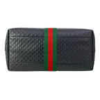 Gucci Tote Sherry Micro Guccissima GG Marmont Black Green Red Leather — view 5