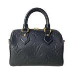 Louis Vuitton Handbag Monogram Empreinte Speedy Bandouliere 20 Noir Leather