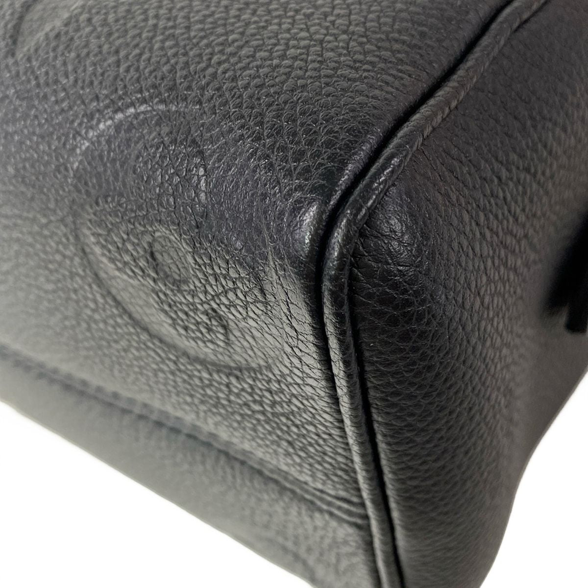 Louis Vuitton Handbag Monogram Empreinte Speedy Bandouliere 20 Noir Leather — view 7