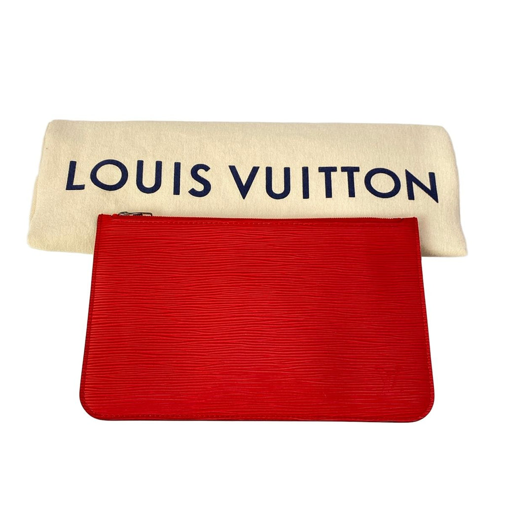 Louis Vuitton Tote Epi Neverfull MM Coquelicot Leather — view 8
