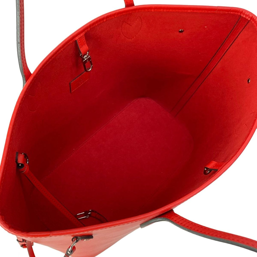 Louis Vuitton Tote Epi Neverfull MM Coquelicot Leather — view 7