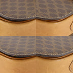 Celine Carriage Macadam Pattern Vintage Brown Shoulder — view 4