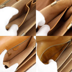 Celine Carriage Macadam Pattern Vintage Brown Shoulder — view 7
