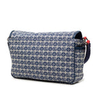 Gucci Children's Double Logo Star Shoulder Bag Blue Red Canvas Leather — view 2