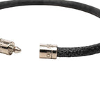 Louis Vuitton Damier Graphite Bracelet Keep It Black Silver Metal — view 5