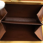 Gucci Kiss Lock Coin Case Brown Leather — view 4