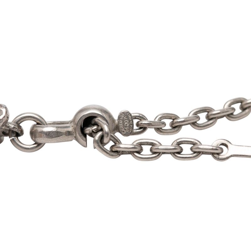 Chanel CC Logo Rabbit Motif Charm 05 Silver Metal 1- Keychain — view 4