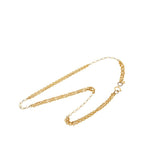 Chanel Vintage Chain Necklace Gold Plated Faux Pearl — view 2
