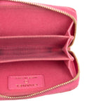 Chanel CC Logo Quilted Coin Purse Pink Caviar Leather — view 4