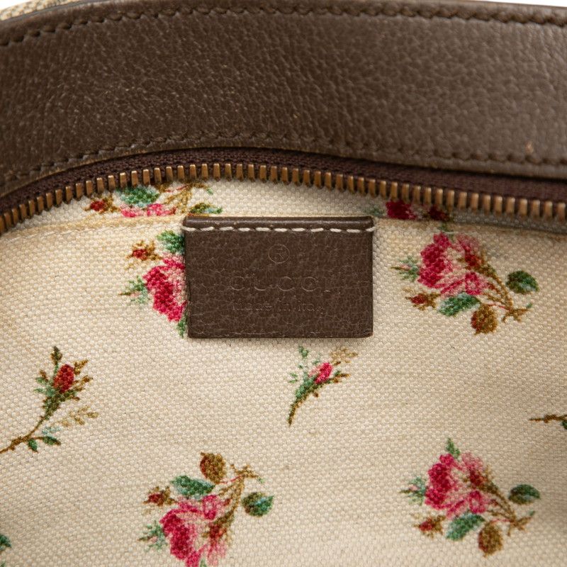 Gucci Neo Vintage GG Supreme Crossbody Shoulder Bag Beige Brown Leather — view 5