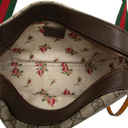 Gucci Neo Vintage GG Supreme Crossbody Shoulder Bag Beige Brown Leather — view 4