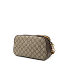 Gucci Neo Vintage GG Supreme Crossbody Shoulder Bag Beige Brown Leather — view 2