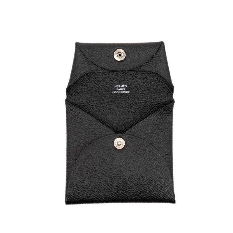 Hermes Bastia Coin Purse Black Veau Epsom — view 4