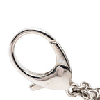 Louis Vuitton Bijou Sac Fleur de Epi Bag Charm Key Holder Silver White Metal — view 4