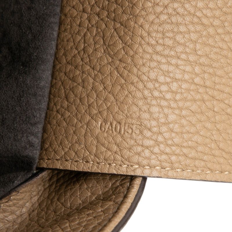 Louis Vuitton Cabas Voyage Tote Shoulder Bag Brown Taurillon Leather — view 6