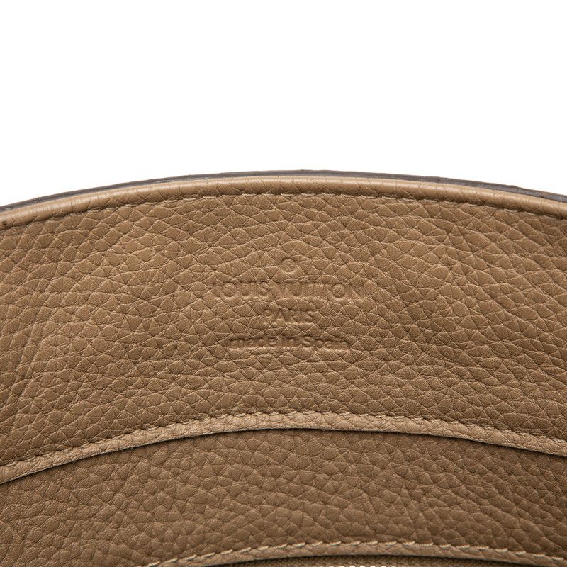 Louis Vuitton Cabas Voyage Tote Shoulder Bag Brown Taurillon Leather — view 5