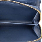 Louis Vuitton Monogram Denim Portefeuille Bifold Wallet Blue — view 5