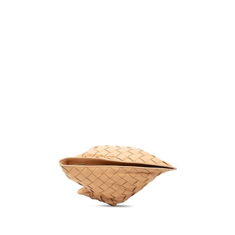 Bottega Veneta Intrecciato Mini the Twist Handbag Handheldpurse Beige Leather — view 3