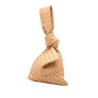 Bottega Veneta Intrecciato Mini the Twist Handbag Handheldpurse Beige Leather — view 2
