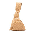 Bottega Veneta Intrecciato Mini the Twist Handbag Handheldpurse Beige Leather