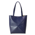 Loewe Tote Puzzle Fold Abyss Blue Folding