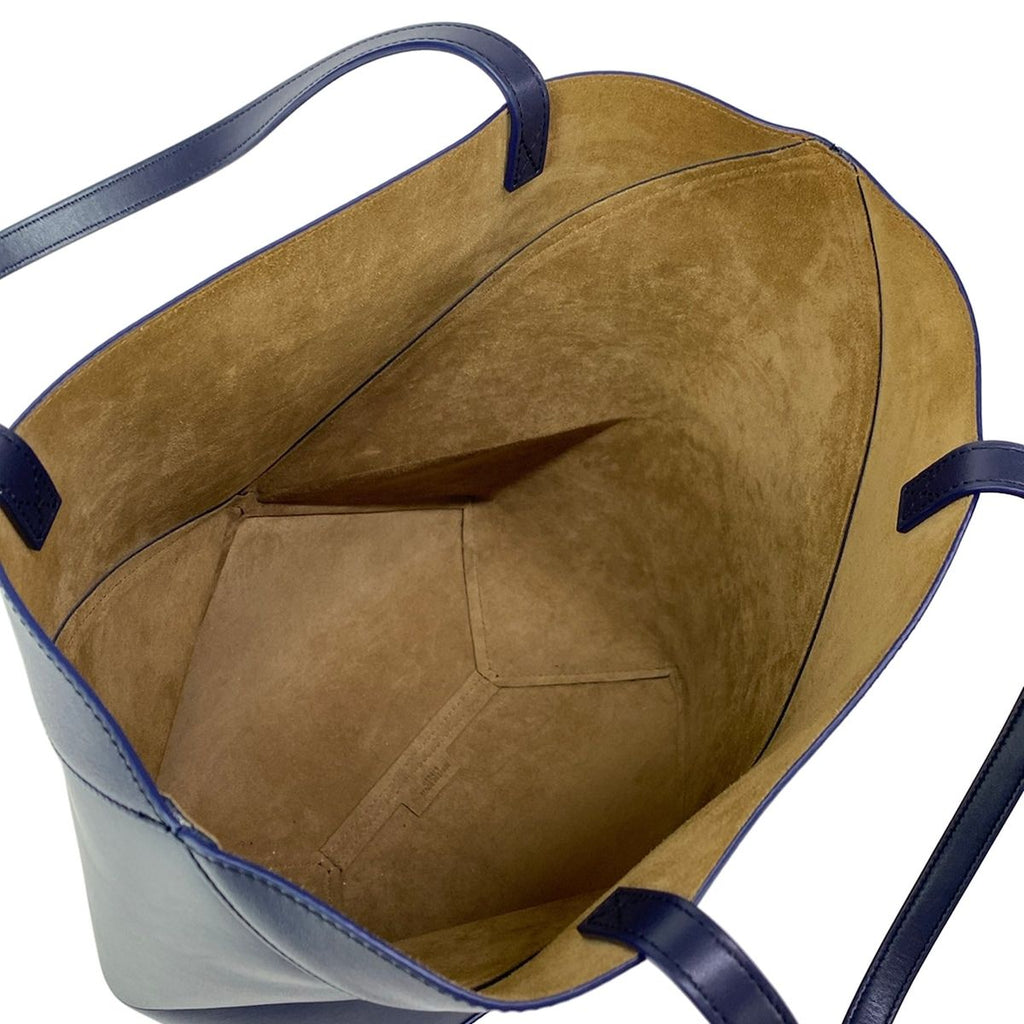 Loewe Tote Puzzle Fold Abyss Blue Folding — view 7